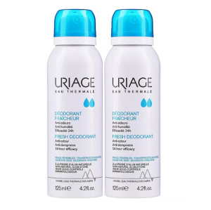 Купить: Uriage 125 мл 2 шт дезодорант освежающий с квасцовым камнем спрей
