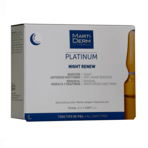 Купить: MartiDerm Platinum Night Renew Ampules 2 мл 10 шт ампулы ночное востановление