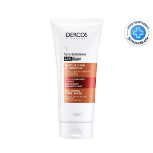 Купить: Vichy Dercos Kera-Solutions 200 мл увлажняющая экспресс-маска с комплексом Про-Кератин реконструирующая поверхность волоса
