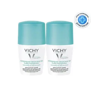 Купить Vichy 50 мл 2 шт дезодорант шариковый регулирующий избыточное потоотделение 48 ч