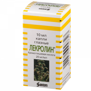 Купить: Лекролин 20 мг/мл 10 мл капли глазные