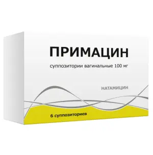 Купить Примацин 100 мг 6 шт суппозитории вагинальные