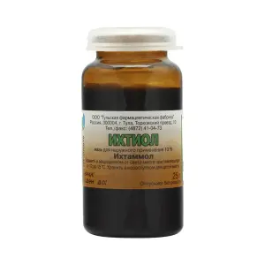 Купить Ихтиоловая мазь 10% 25 г для наружного применения