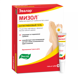 Купить: Мизол Эвалар 1 % 10 г гель антигрибковый