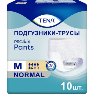 Купить: Tena Pants M 10 шт трусы-подгузники Normal