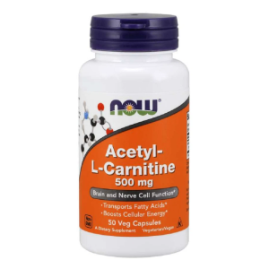 Купить: Now Foods Ацетил-L-Карнитин 500 мг 50 шт капсулы