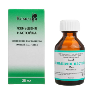 Купить: Женьшеня 25 мл настойка флакон