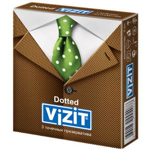 Купить: Vizit Dotted 3 шт презервативы точечные