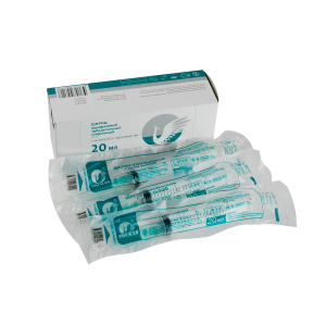 Купить: Inekta 20 мл 5 шт шприц одноразовый стерильный трехдетальный с иглой 21G (0,8 мм х 40 мм)