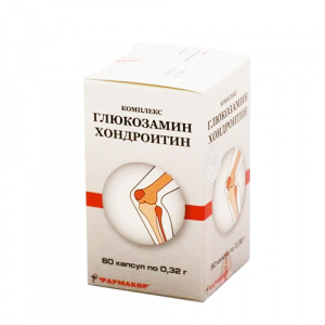 Купить: Глюкозамин-хондроитиновый комплекс 0,32 г 60 шт капсулы