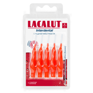 Купить: Lacalut Interdental 5 шт ёршики цилиндрические размер S 1,0 мм