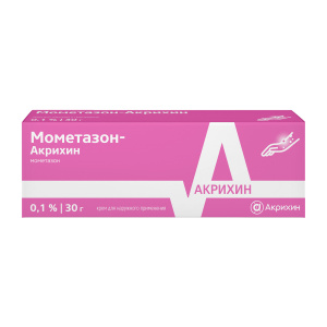 Купить: Мометазон-Акрихин 0,1% 30 г крем для наружного применения