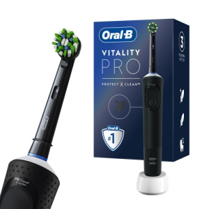 Купить: Oral-B Vitality Pro D103.413.3 зубная щетка электрическая тип 3708 цвет черный + зарядное устройство