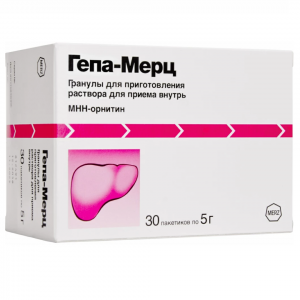 Купить: Гепа-Мерц 3 г 30 шт гранулы для приготовления раствора для приема внутрь