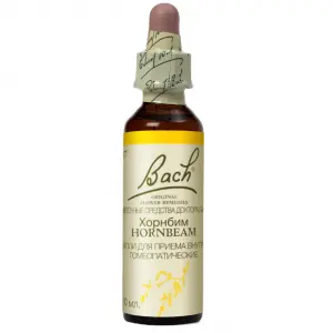 Купить Капли Баха № 17 Хорнбим (Граб) 10 мл — леность, откладывание дел на потом