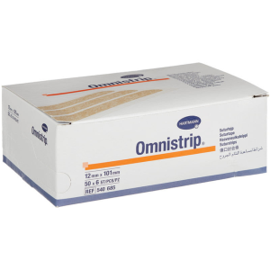 Купить: Omnistrip 6 мм х 38 мм 300 шт повязки пластырные гипоаллергенные на операционные швы стерильные