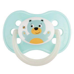 Купить: Canpol babies animals 1 шт соска-пустышка латексная 0-6 мес цвет бирюзовый