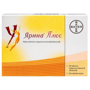 Купить: Ярина Плюс 28 шт набор таблеток покрытых пленочной оболочкой