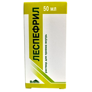 Купить: Леспефрил 50 мл раствор для внутреннего применения флакон