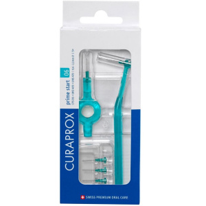 Купить: Curaprox Prime Start CPS06 5 шт ершики межзубные + держатель UHS409 и UHS470