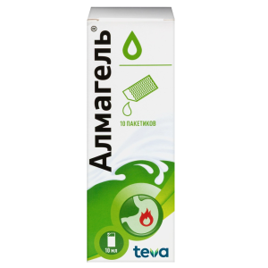Купить: Алмагель 10 мл 10 шт пакеты суспензии для внутреннего применения