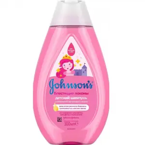 Купить Johnson’s Baby 300 мл шампунь блестящие локоны