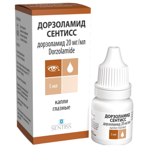 Купить: Дорзоламид Сентисс  20 мг/мл 5 мл 1 шт капли глазные