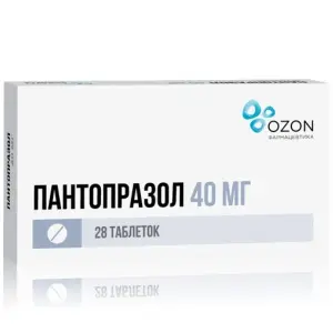 Купить Пантопразол 40 мг 28 шт таблетки кишечнорастворимые покрытые пленочной оболочкой