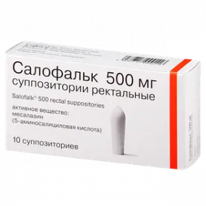 Купить Салофальк 500 мг 10 шт суппозитории ректальные