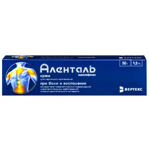 Купить Аленталь 1,5% 50 г крем для наружного применения