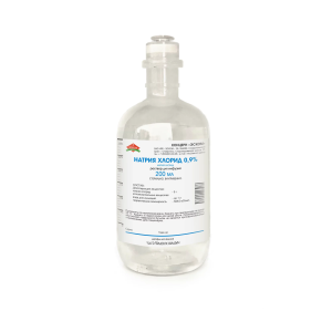 Купить: Натрия хлорид 0,9 % 200 мл раствор для инфузий флакон полимерный