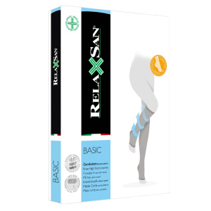 Купить: Relaxsan Gambaletto гольфы  280 den 2 класс компрессии open toe с открытым носком размер 3