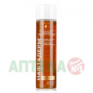 Купить: Нафтадерм 250 мл шампунь с нафталанской нефтью