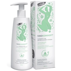 Купить: Гинокомфорт 200 мл гель для интимной гигиены моющий базовый уход