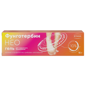 Купить: Фунготербин Нео 15 г гель для наружного применения