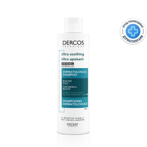 Купить: Vichy Dercos 200 мл шампунь-уход успокаивающий  без сульфатов для нормальных и жирных волос