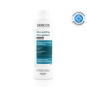 Купить Vichy Dercos 200 мл шампунь успокаивающий без сульфатов для нормальных и жирных волос