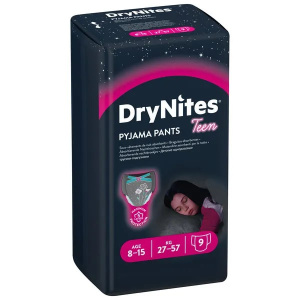 Купить: Huggies DryNites 9 шт трусики-подгузники детские одноразовые для девочек 8-15 лет