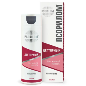 Купить: Псорилом дегтярный 200 мл шампунь от перхоти жирной кожи головы