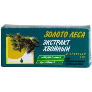 Купить: Хвойный экстракт 50 г 2 шт сухой в брикетах