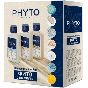 Купить: Phyto 3 шампуня 100 мл + 100 мл + 100 мл набор для волос