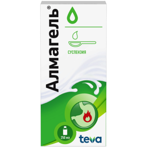 Купить: Алмагель 250 мл суспензия для приема внутрь в комплекте с ложкой мерной