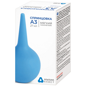 Купить: Спринцовка А-3 27 мл 1 шт с мягким наконечником