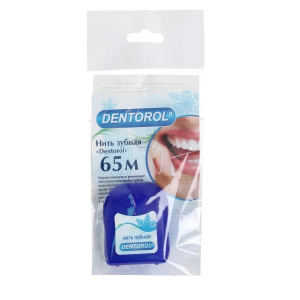 Купить: Dentorol 65 м нить зубная мята вощеная