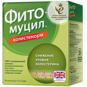 Купить: Фитомуцил Холестенорм 30 шт порошок для приготовления раствора для приема внутрь пакеты