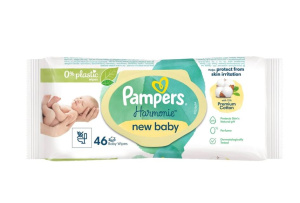 Купить: Pampers Harmonie New Baby 46 шт салфетки влажные детские