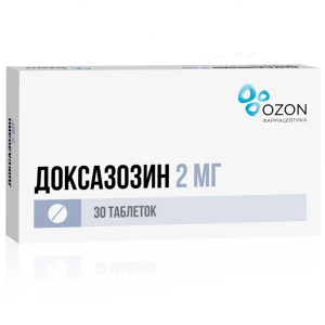Купить: Доксазозин 2 мг 30 шт таблетки