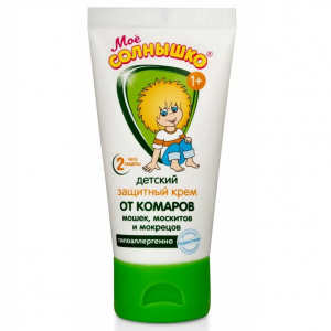 Купить: Мое Солнышко 50 мл крем-репеллент от комаров детский защитный