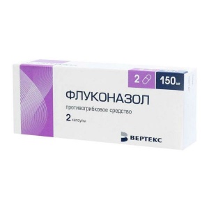 Купить: Флуконазол -Вертекс 150 мг 2 шт капсулы
