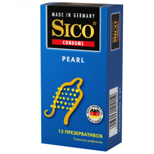 Купить: Sico Pearl 12 шт презервативы с точечным рефлением